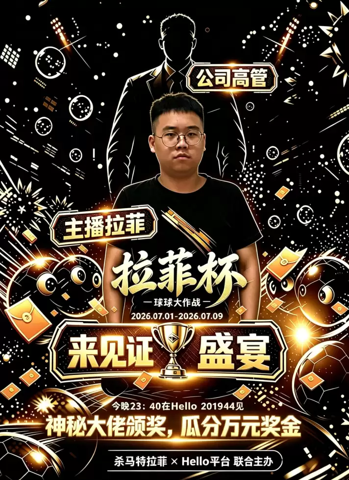 计划有变!Hello语音游戏掌舵人深夜亲临,豪掷球球巨额奖金! 计划有变!Hello语音游戏掌舵人深夜亲临,豪掷球球巨额奖金!