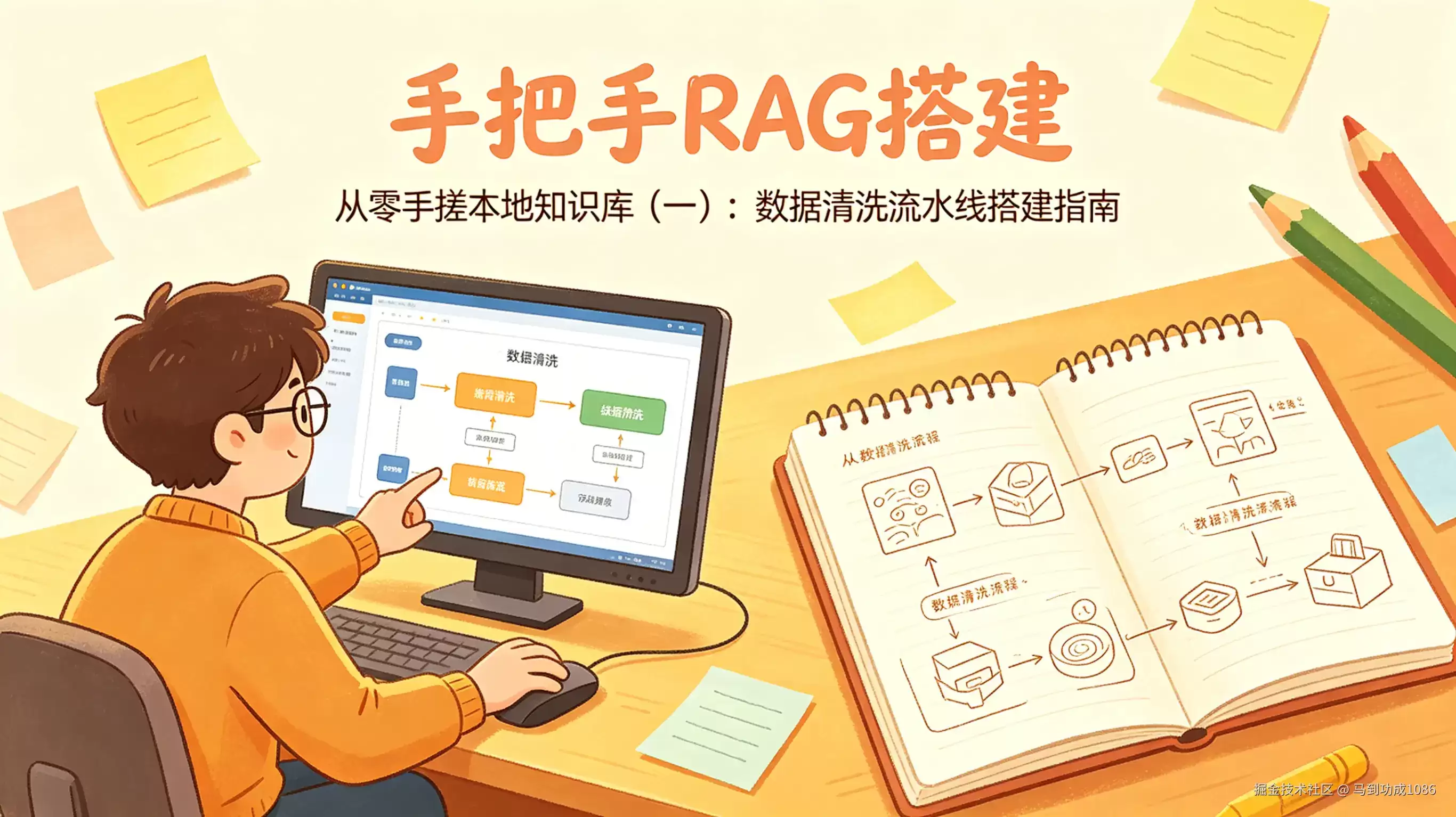 RAG搭建纯干货从零手搓本地知识库（第一篇）：数据清洗流水线搭建指南