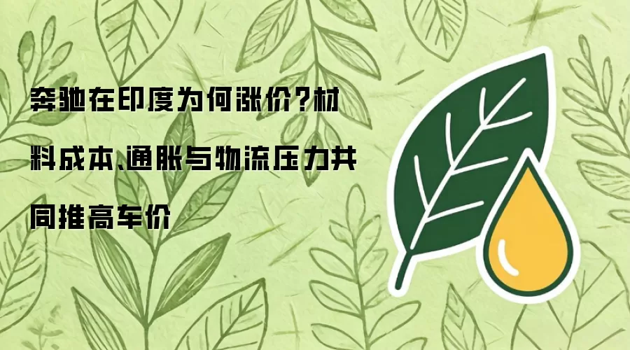 奔驰在印度为何涨价:材料成本 通胀与物流压力共同推高车价