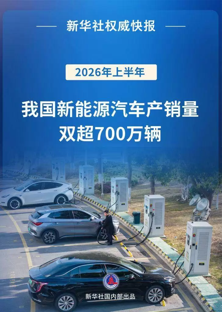 2026上半年中国汽车市场稳健增长 新能源汽车出口表现亮眼