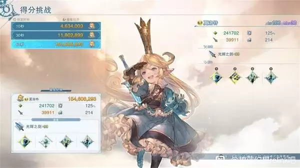 碧蓝幻想Relink无尽黄昏 夏洛特MLV30配装推荐 DLC豆丁配装分享