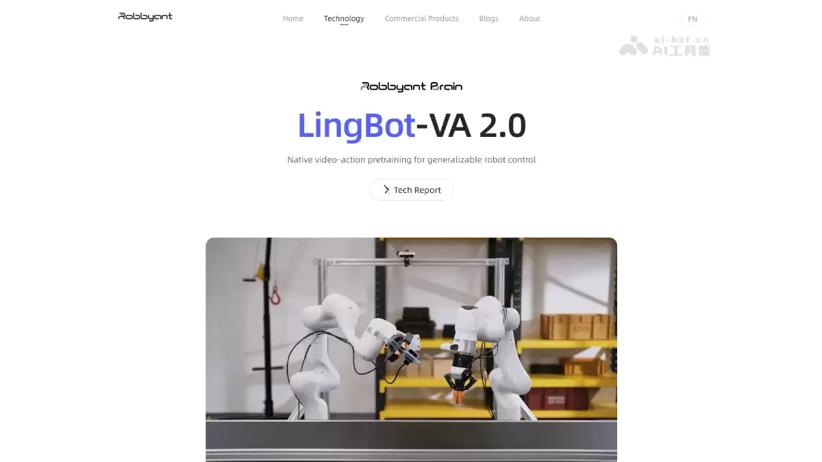 LingBot-VA 2.0 - 蚂蚁灵波推出具身原生世界动作模型