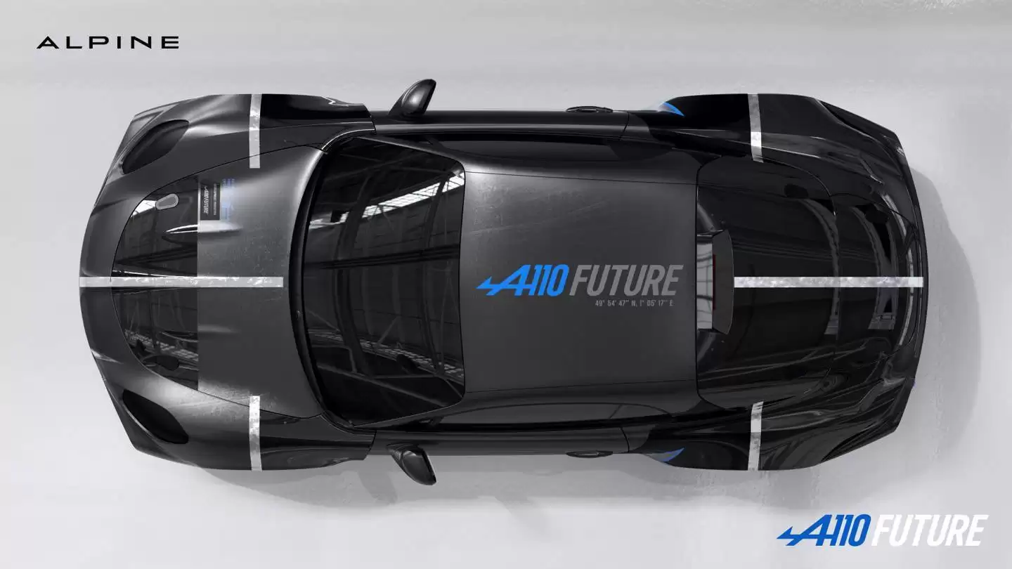 雷诺Alpine A110 FUTURE原型车首秀 纯电跑车技术验证迈出关键一步