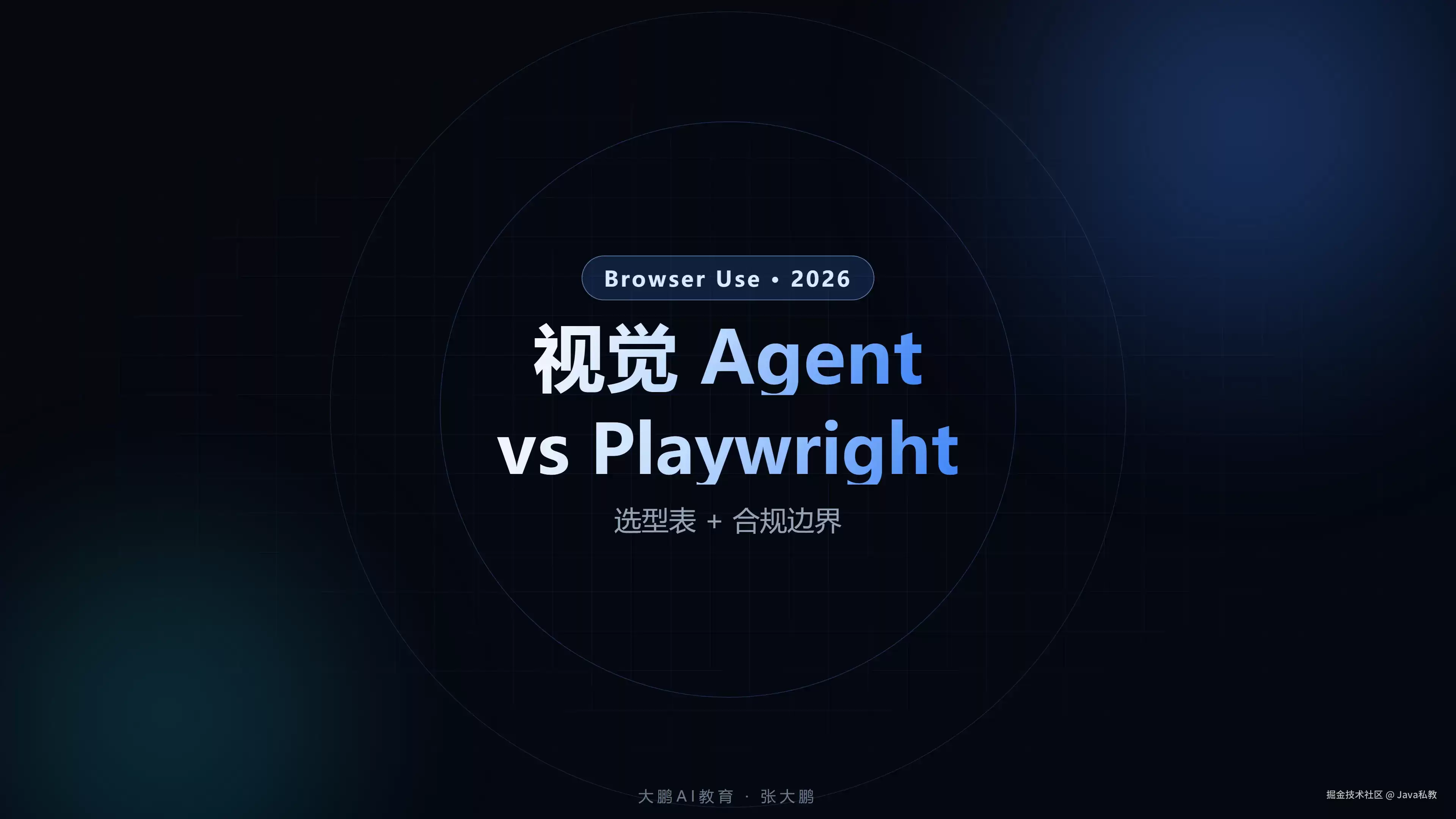 视觉 Agent 爬取 对比 Playwright 脚本：Browser Use 2026 选型表
