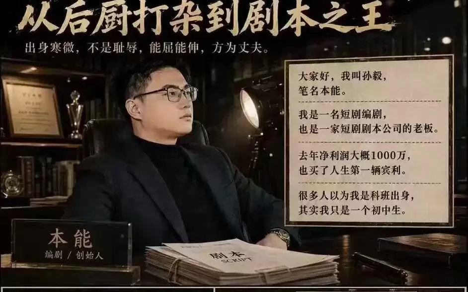 从后厨打杂到写短剧开宾利：95后小伙究竟做对了什么？