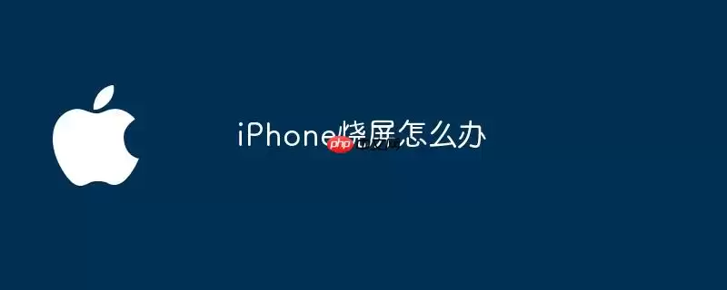 iPhone烧屏如何解决