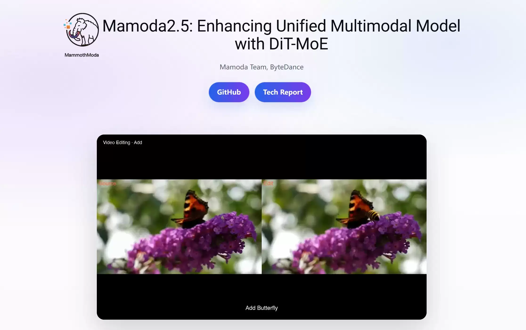 Mamoda2.5 – 字节跳动推出的统一多模态视频生成模型