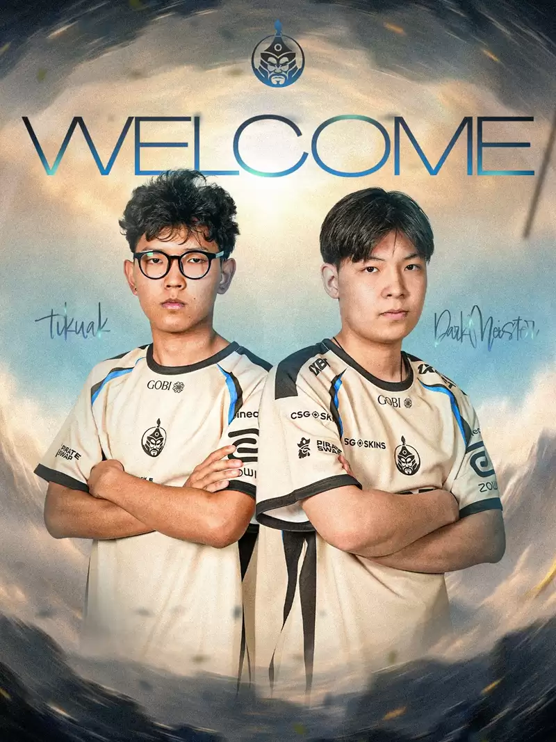 官宣：蒙古战队The MongolZ签下tikuak与DarkMeister补全阵容