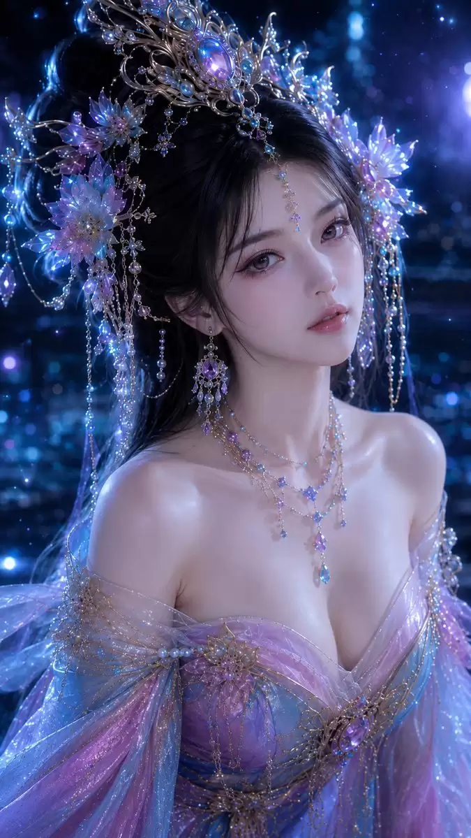 3D CG 东方奇幻美人插画