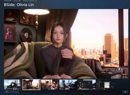 米哈游AI陪伴软件《BSide: Olivia Lin》开启抢先体验: 支持MIDI上传生成音乐视频