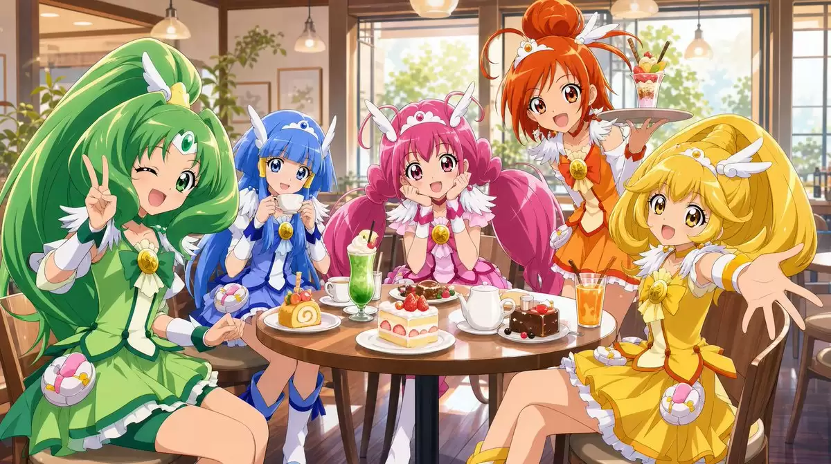 魔法少女的甜品咖啡馆场景