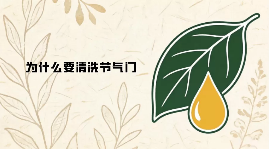 为何需要清洗节气门