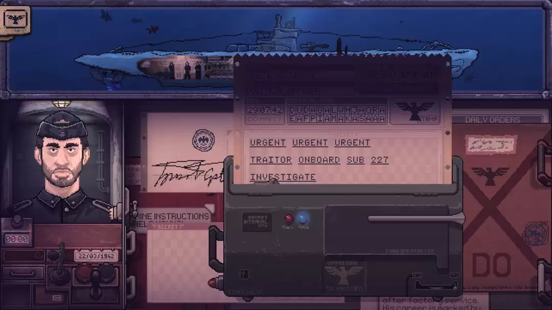 潜艇信息审查模拟游戏《虚妄回响》正式公布