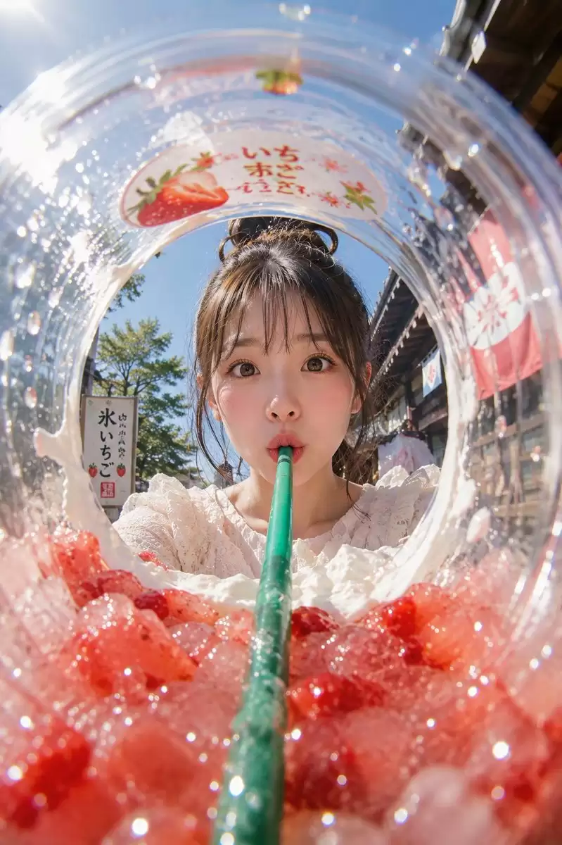 夏日刨冰：鱼眼视点