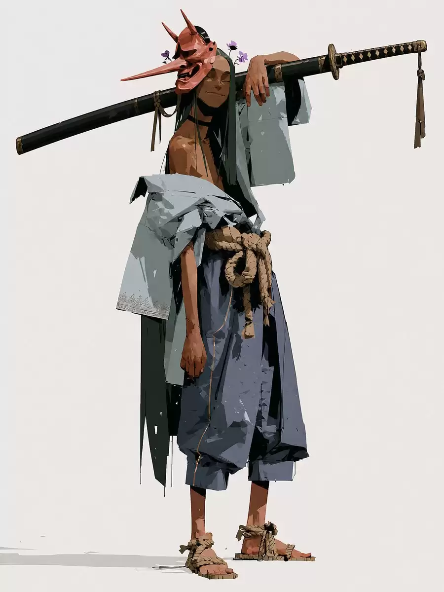 欢乐天狗武士概念艺术