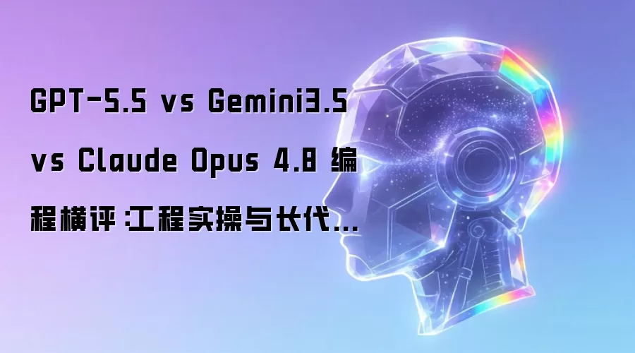 GPT-5.5 vs Gemini3.5 vs Claude Opus 4.8 编程横评：工程实操与长代码库处理能力深度对比