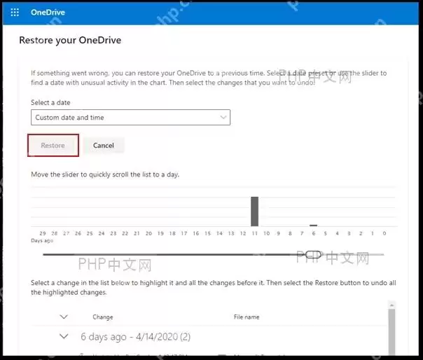 Microsoft365OneDrive怎样恢复误删或覆盖的历史版本