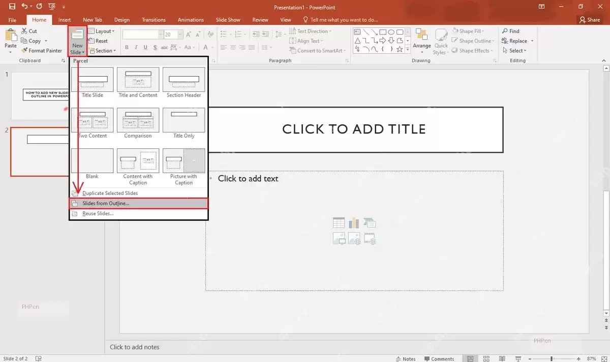 Microsoft365PowerPoint怎样将Word大纲一键转PPT
