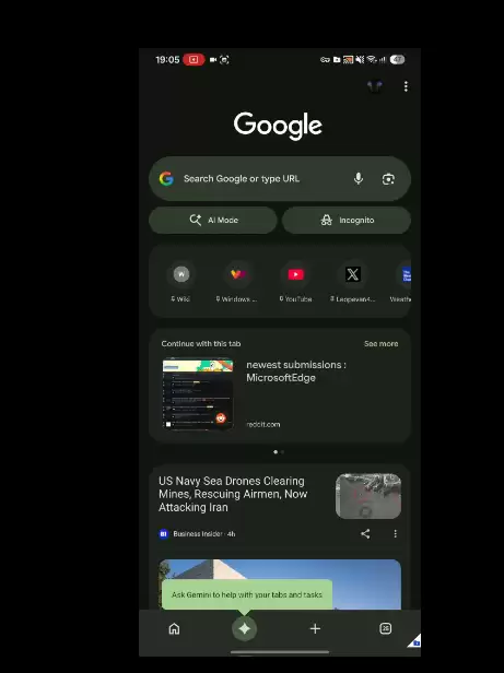谷歌 Chrome 安卓版重构底部栏:新增 Gemini 专属按钮且支持多标签页 AI 分析