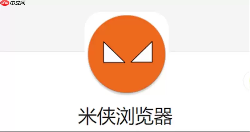 米侠浏览器如何将默认搜索引擎改为必应或谷歌？