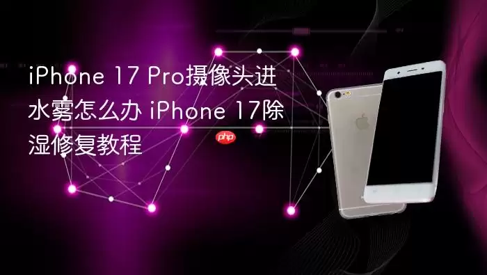 iPhone 17 Pro摄像头进水雾如何解决 iPhone 17除湿修复教程