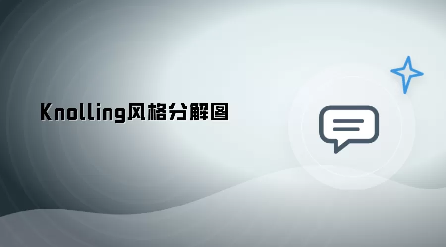 Knolling风格分解图示