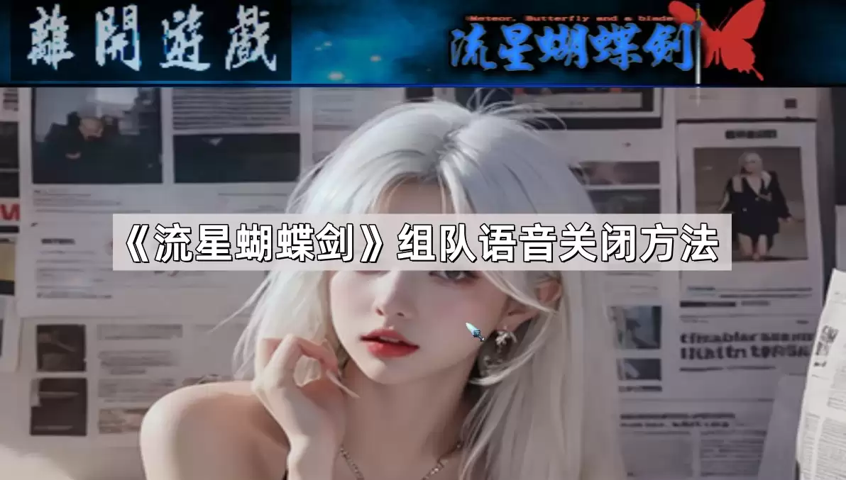 流星蝴蝶剑组队语音关闭操作