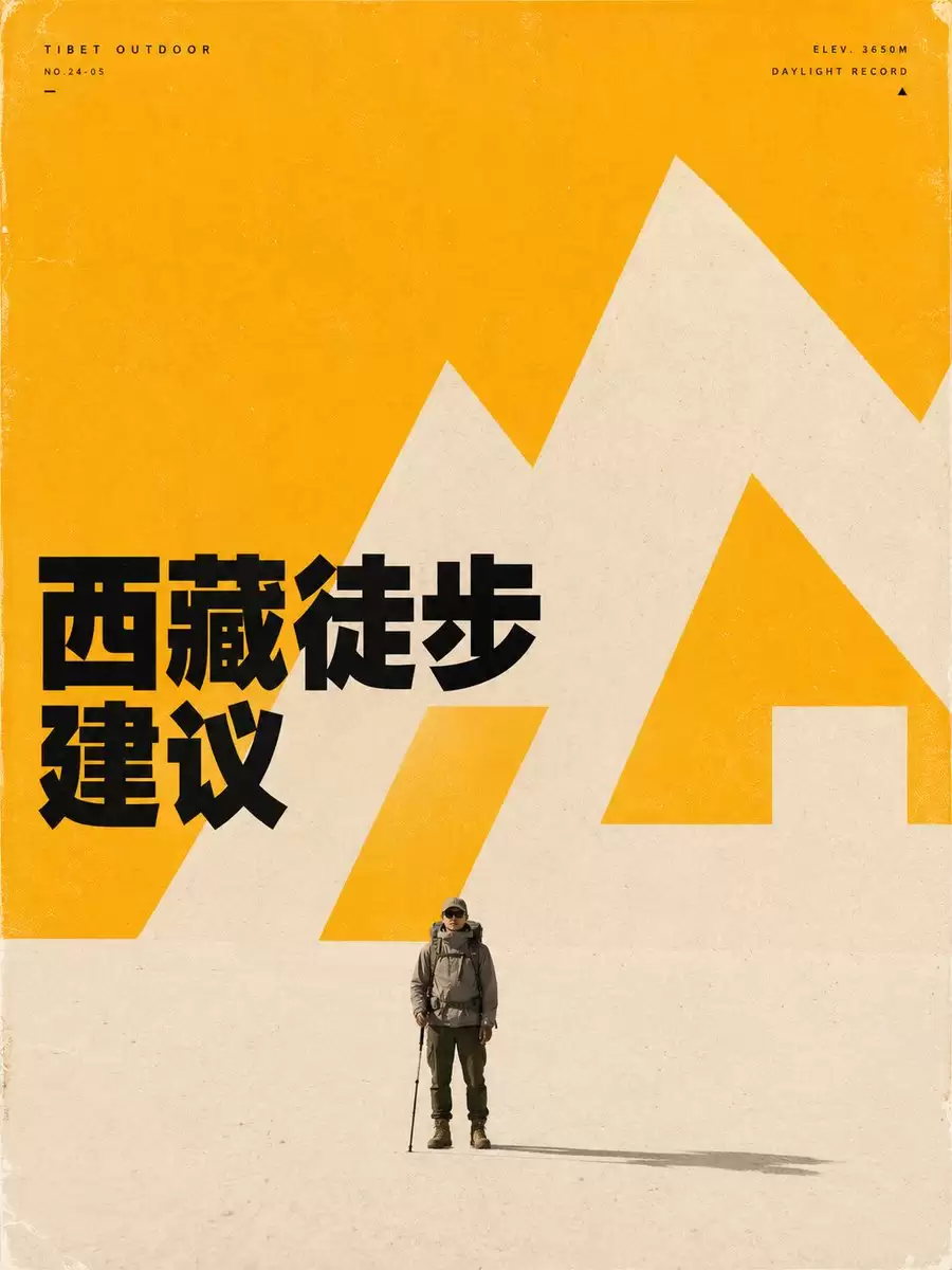西藏极简徒步封面