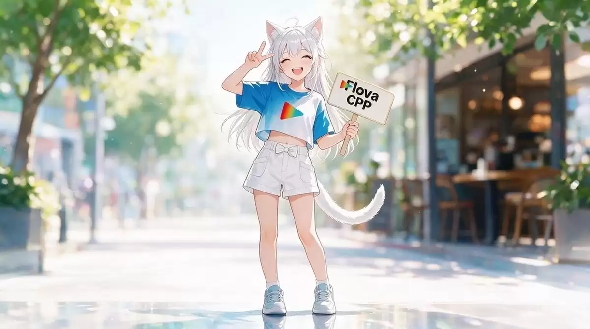 夏日氛围:角色标语牌
