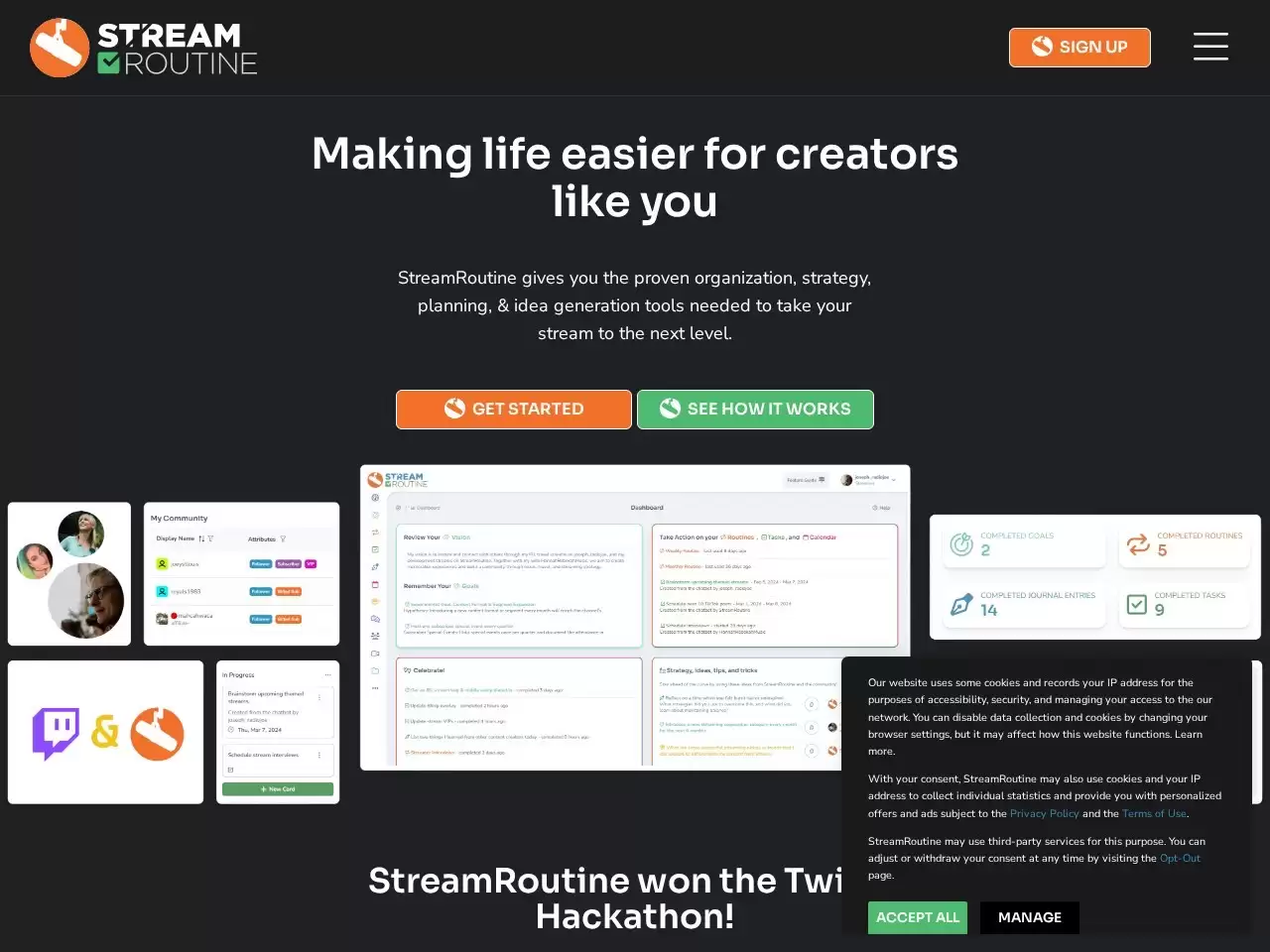Stream Routine:Stream Routine是一个聊天助手和管理套件