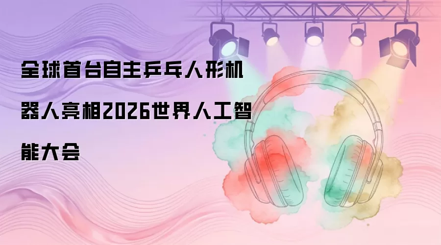 全球首台自主乒乓人形机器人亮相2026世界人工智能大会