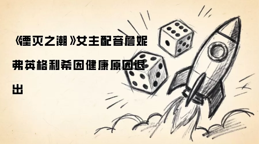 《湮灭之潮》女主配音詹妮弗英格利希因健康原因退出