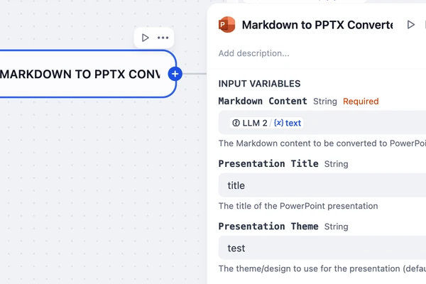 Markdown to PPTX Converter 仓库截图展示界面或说明内容