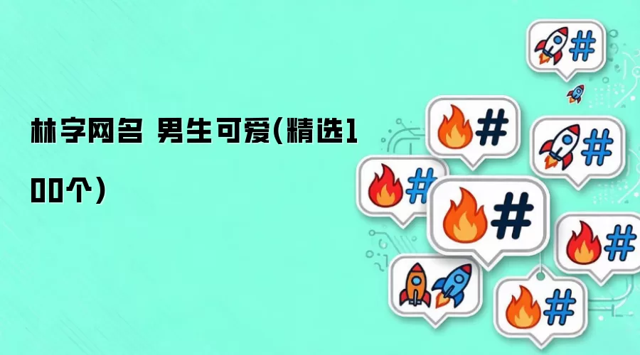 林字网名 男生可爱 精选100个