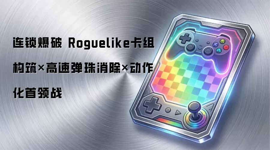 连锁爆破 Roguelike卡组构筑:高速弹珠消除:动作化首领战