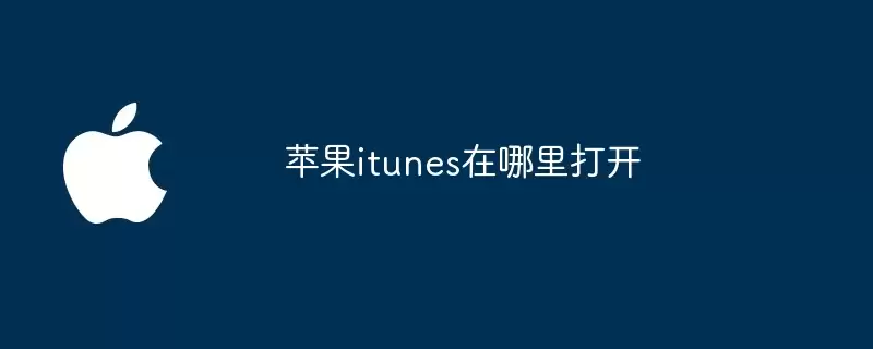苹果itunes在哪里找到