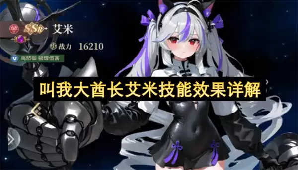 叫我大酋长艾米技能效果全解