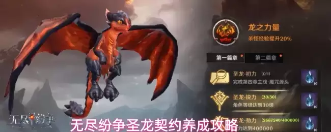 无尽纷争圣龙契约养成全攻略