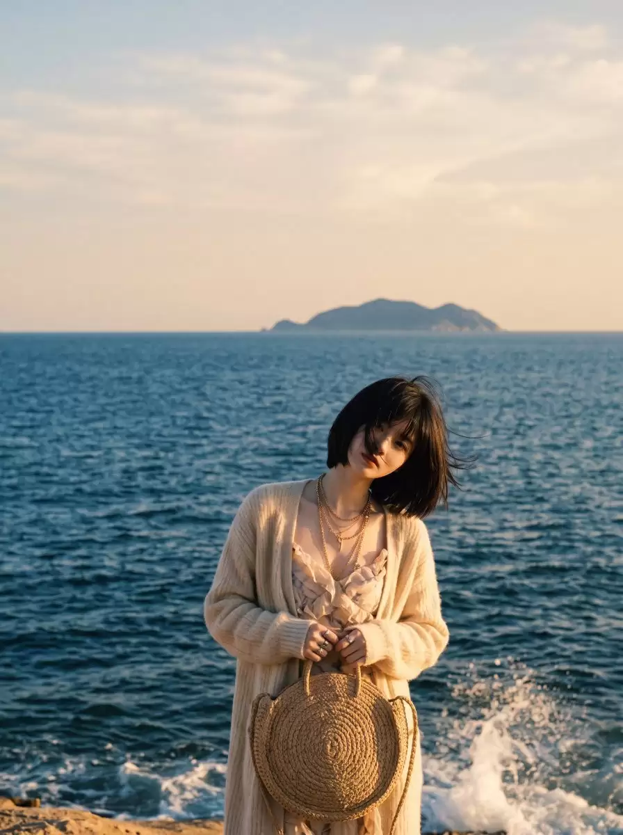 海风吹人像