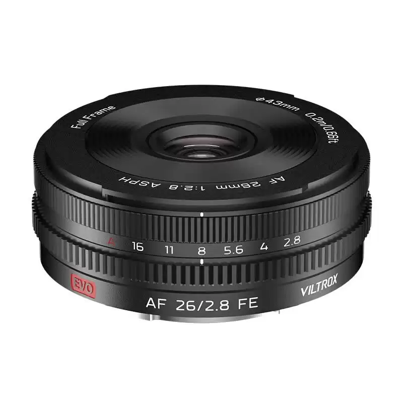 唯卓仕发布 AF 26mm F2.8 EVO 全画幅饼干镜头：索尼 FE / 尼康 Z 卡口：1399 元