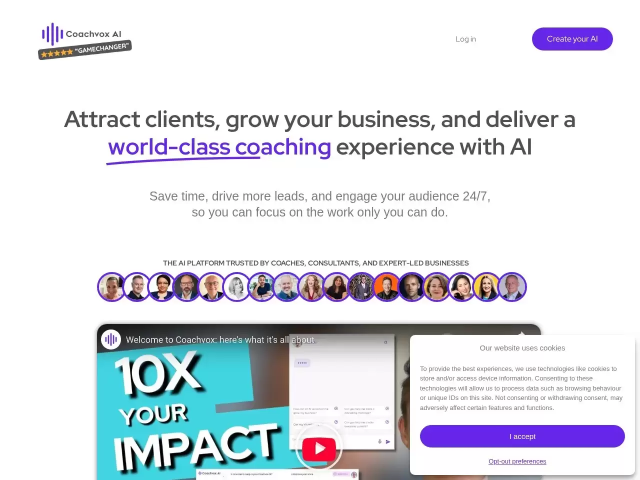 Coachvox AI-Coachvox AI是提供AI辅助教练和导师服务的网站