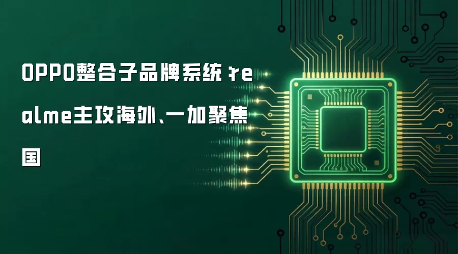 OPPO整合子品牌系统：realme主攻海外 一加聚焦国