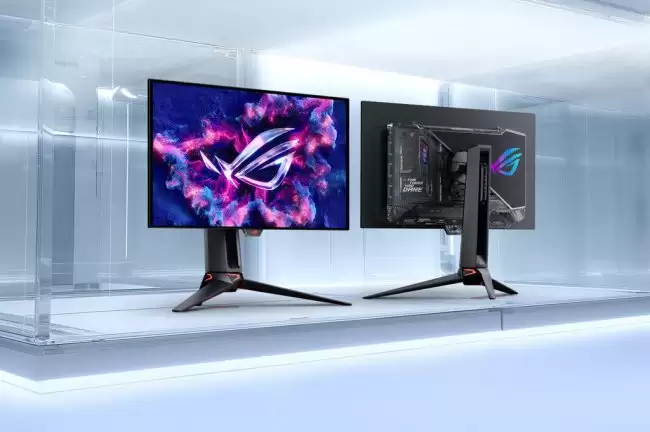 华硕 ROG 推出 RGB 条纹子像素 OLED 显示器 PG27UCWM:PG32UCWM