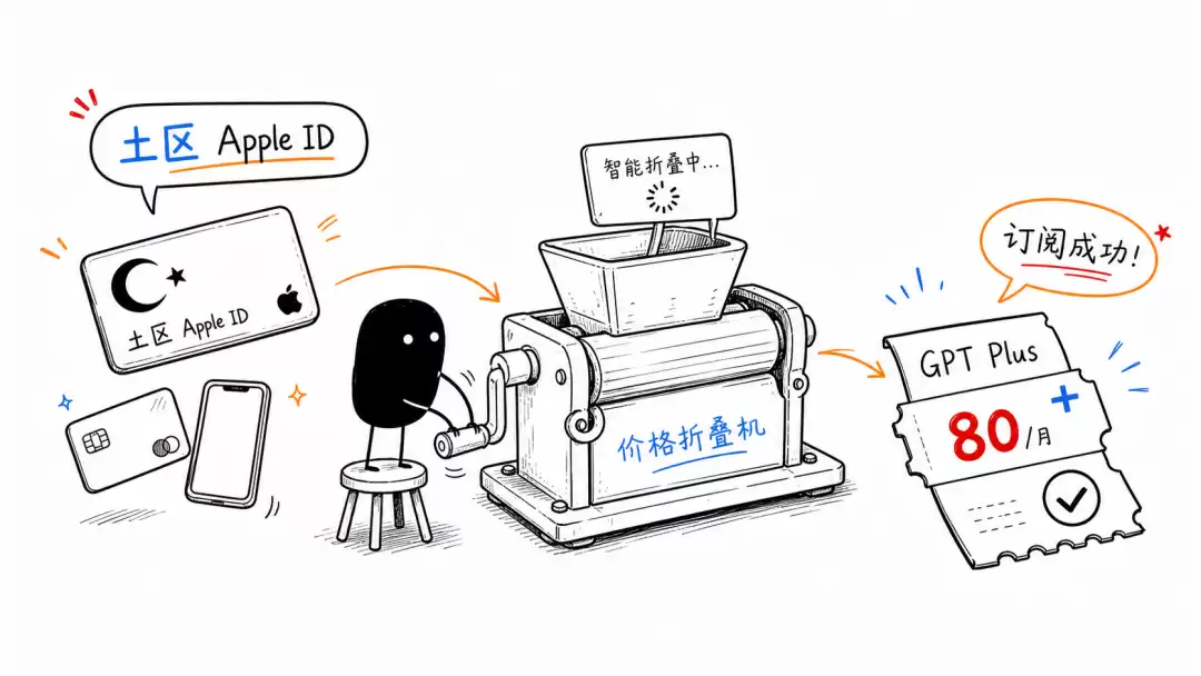 土耳其区 AppleID 开通 ChatGPT Plus 会员教程:低至80元