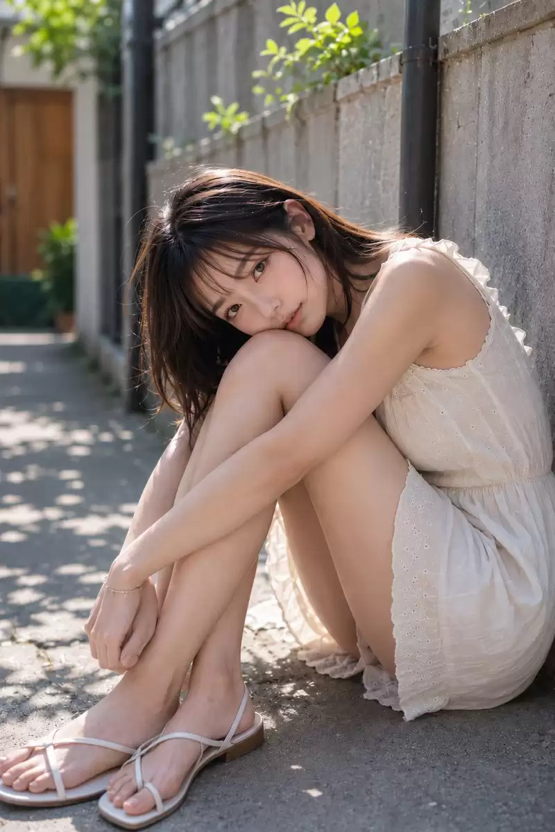 夏日阳光和巷弄肖像