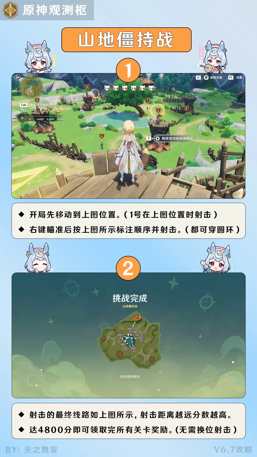 原神最终远射瞄准线第三关打法