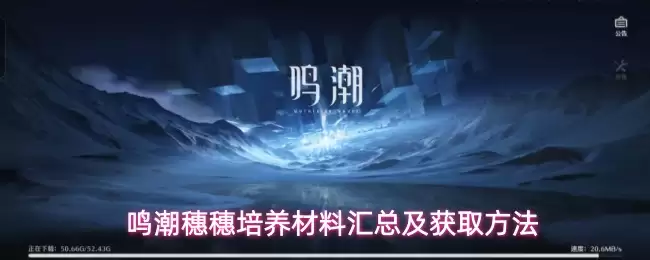 鸣潮穗穗培养材料汇总与获取方法