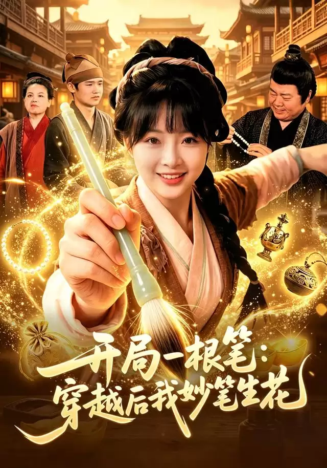 短剧《开局一根笔：穿越后我妙笔生花》剧情介绍