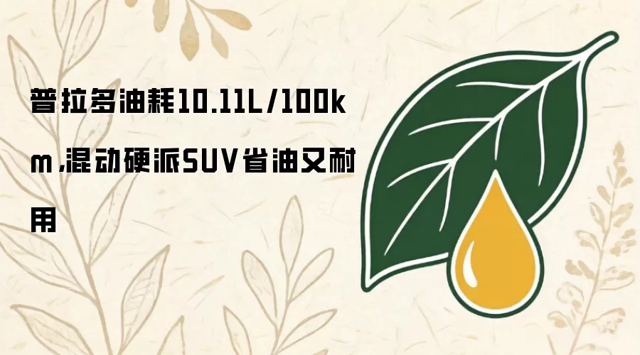 普拉多油耗10.11L/100km，混动硬派SUV省油又耐用