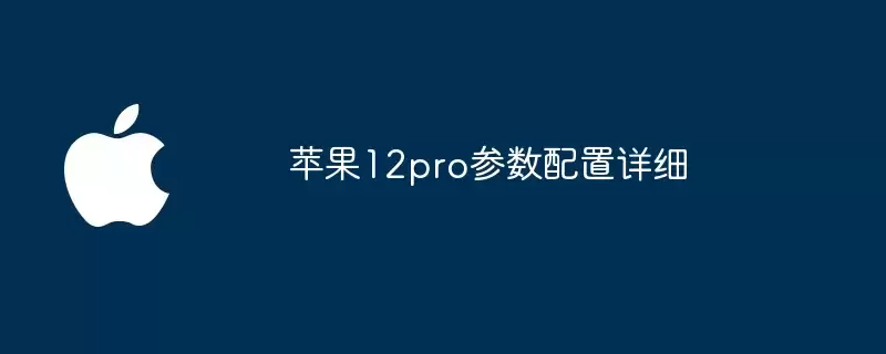 苹果12pro详细参数配置